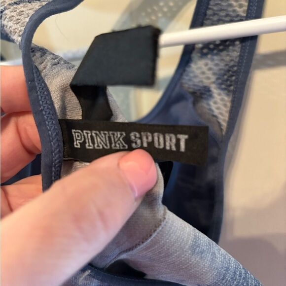 PINK Sports By Victorias Secret Blue Sports Bra size S - Picture 2 of 5